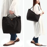 マリンデイ トートバッグ レディース A4 軽量 MARINEDAY ナイロン 2WAYトート バッグ 肩掛け 手持ち ハンドル レザー 大人 ブランド きれいめ 上品 おしゃれ 無地 日本製 2WAY 66NYLON×栃木レザー MINIFISH