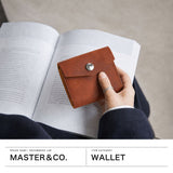 マスターアンドコー 二つ折り財布 メンズ レディース ブランド MASTER&Co. 財布 小さい 小さめ 小銭入れあり カード 軽量 軽い 本革 牛革 ミニ財布 二つ折り レザー おしゃれ 日本製 当店限定色 別注色 IBIZA MC1132