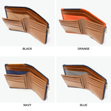 【正規取扱店】 マスターピース 財布 メンズ レディース 二つ折り master-piece 二つ折 2つ折り ブランド 本革 日本製 大人 シンプル レザー 小銭入れ Notch ミドルファスナーウォレット 223051