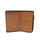 【正規取扱店】 マスターピース 財布 メンズ レディース 二つ折り master-piece 二つ折 2つ折り ブランド 本革 日本製 大人 シンプル レザー 小銭入れ Notch ミドルファスナーウォレット 223051