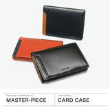 【正規取扱店】 マスターピース カードケース メンズ レディース master-piece 名刺入れ カード入れ カード 二つ折り 本革 革 牛革 レザー 日本製 ブランド おしゃれ ビジネス ICカード Notch 223054