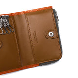 【正規取扱店】 マスターピース キーケース 革 メンズ レディース master-piece 小銭入れ 本革 レザー ブランド 小銭入れ付き 一体型 コンパクト カード入れ おしゃれ 4連 L字ファスナー 日本製 Notch 223056