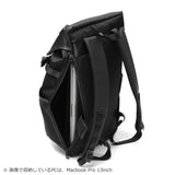 【正規取扱店】 マスターピース リュック メンズ リュックサック 大容量 master-piece ブランド 大人 ビジネス デイパック かぶせ 黒 防水性 A4 B4 PC収納 Progress Coating ver. フラップバックパック 02406-sc