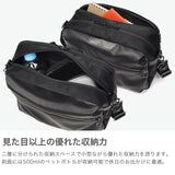 【正規取扱店】 マスターピース ショルダーバッグ メンズ 斜めがけバッグ master-piece ブランド 大人 かっこいい 小さめ 横型 ヨコ 斜めがけ バッグ 黒 日本製 防水性 A5 二層 M Progress Coating ver. 02407-sc