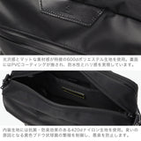 【正規取扱店】 マスターピース ショルダーバッグ メンズ 斜めがけバッグ master-piece ブランド 大人 かっこいい 小さめ 横型 ヨコ 斜めがけ バッグ 黒 日本製 防水性 A5 二層 M Progress Coating ver. 02407-sc