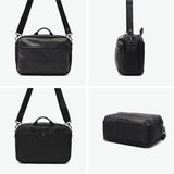 【正規取扱店】 マスターピース ショルダーバッグ メンズ 斜めがけバッグ master-piece ブランド 大人 かっこいい 小さめ 横型 ヨコ 斜めがけ バッグ 黒 日本製 防水性 A5 二層 M Progress Coating ver. 02407-sc