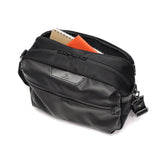 【正規取扱店】 マスターピース ショルダーバッグ メンズ 斜めがけバッグ master-piece ブランド 大人 かっこいい 小さめ 横型 ヨコ 斜めがけ バッグ 黒 日本製 防水性 A5 二層 M Progress Coating ver. 02407-sc