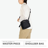 【正規取扱店】 マスターピース ショルダーバッグ メンズ 小さめ 斜めがけバッグ master-piece バッグ 斜めがけ 軽量 ブランド おしゃれ シンプル かっこいい 防水 ミニショルダー S 日本製 Hugsack 03232