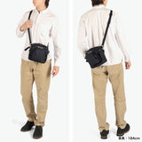 【正規取扱店】 マスターピース ショルダーバッグ メンズ 小さめ 斜めがけバッグ master-piece バッグ 斜めがけ 軽量 ブランド おしゃれ シンプル かっこいい 防水 ミニショルダー S 日本製 Hugsack 03232