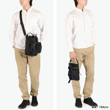 【正規取扱店】 マスターピース ショルダーバッグ メンズ レディース 小さめ 斜めがけバッグ master-piece 斜めがけ 縦型 大人 軽量 防水 ミニショルダー Hugsack ドローストリングショルダーバッグ 03233