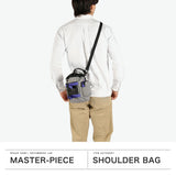 【正規取扱店】 マスターピース ショルダーバッグ メンズ レディース 小さめ 斜めがけバッグ master-piece 斜めがけ 縦型 大人 軽量 防水 ミニショルダー Hugsack ドローストリングショルダーバッグ 03234