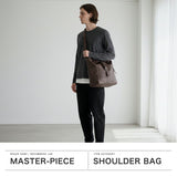 【正規取扱店】 マスターピース ショルダーバッグ メンズ 大容量 大きめ master-piece バッグ 斜めがけ 大人 かっこいい トートバッグ A4 本革 革 レザー ブランド 防水 2WAY drum 2WAYショルダートート M 03061