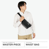【正規取扱店】 マスターピース ウエストバッグ メンズ 防水 アウトドア master-piece バッグ ボディバッグ カジュアル 大人 ナイロン おしゃれ 小さめ 斜めがけバッグ 横型 2.5L 日本製 STREAM WAIST BAG 05005