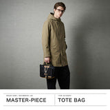 【正規取扱店】 マスターピース トートバッグ メンズ レディース 小さめ master-piece ブランド 軽量 軽い 2WAYトート 斜めがけ ショルダー ミニトート ファスナー付き 日本製 A5 Link 2WAY 02355-v2
