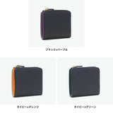 マッキントッシュ ロンドン 二つ折り財布 メンズ レディース BOX型小銭入れ ブランド MACKINTOSH LONDON 小銭入れあり 財布 二つ折り コンパクト 二つ折 革  折り財布 L字ファスナー 牛革 シンプル おしゃれ EM WMKL6060089