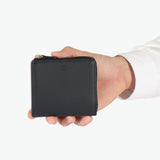 マッキントッシュ ロンドン 二つ折り財布 メンズ レディース BOX型小銭入れ ブランド MACKINTOSH LONDON 小銭入れあり 財布 二つ折り コンパクト 二つ折 革  折り財布 L字ファスナー 牛革 シンプル おしゃれ EM WMKL6060089