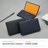 マッキントッシュ ロンドン 名刺入れ メンズ レディース 本革 MACKINTOSH LONDON ブランド カードケース 薄型 スリム 名刺ケース 革 レザー おしゃれ シンプル 無地 カード入れ 軽量 軽い 男性 女性 プレゼント EM WMKL6060091