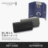 マッキントッシュ ロンドン キーケース メンズ レディース スマートキー コンパクト MACKINTOSH LONDON ブランド 本革 革 レザー おしゃれ シンプル 大人 上品 キー ケース 鍵 4連 三つ折り PIN ピン WMKL6060107