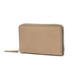 Neld Wallet Bifold Wallet Men's Women's NELD Bifold Genuine Leather Cowhide Leather Box Type Coin Purse Card Holder Card Brand Round Zipper Plant Dyed Made in Japan BOTANICAL Round Middle Wallet AN290