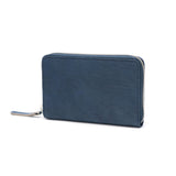 Neld Wallet Bifold Wallet Men's Women's NELD Bifold Genuine Leather Cowhide Leather Box Type Coin Purse Card Holder Card Brand Round Zipper Plant Dyed Made in Japan BOTANICAL Round Middle Wallet AN290