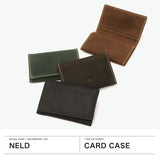 ネルド 名刺入れ メンズ NELD 本革 レザー ラクダレザー キャメル ブランド 薄型 カードケース かぶせ 大人 ビジネス おしゃれ シンプル ベジタブルタンニン コンパクト スリム 革小物 RAKUDA 風琴名刺入れ AN292