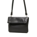 ネルド ショルダーバッグ メンズ ブランド NELD 斜めがけ 小さめ 革 レザー かっこいい 大人 軽量 フラップ かぶせ 縦 シンプル 日本製 純国産 A5 2WAY ROLL-N ロールオイルレザー 2WAYショルダー小 FN631