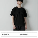 ナンガ Tシャツ メンズ レディース 半袖 無地 ブランド NANGA ウェア 吸汗速乾 大きいサイズ 黒 おしゃれ ブランド 速乾 通気性 快適 ゆったり 大人 DotAir COMFY TEE ドットエア コンフィーティー N2500-1J300A