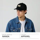 ナンガ キャップ メンズ レディース 深め NANGA ブランド ロゴ サイズ調整 コットン100% 綿 おしゃれ かっこいい シンプル ベースボールキャップ 6パネル スポーティー カジュアル ステッチ CANVAS NNG LOGO CAP N2502-3A204A