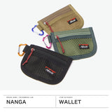ナンガ 財布 コインケース メンズ レディース コンパクト ミニ NANGA ブランド 薄型 スリム 薄い ブランド 小銭入れ カラビナ かっこいい 小さめ 大人 アウトドア メッシュ NANGA×SPEAKEASY COIN CASE N2502-3I308Z