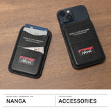ナンガ スマホ カードケース 貼り付け magsafe 薄型 マグネット NANGA ブランド かっこいい キャッシュレス シンプル 背面 カード スマホカードケース iFace NANGA×iFace ロゴ カードウォレット N2600-3Z049Z