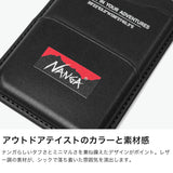 ナンガ スマホ カードケース 貼り付け magsafe 薄型 マグネット NANGA ブランド かっこいい キャッシュレス シンプル 背面 カード スマホカードケース iFace NANGA×iFace ロゴ カードウォレット N2600-3Z049Z