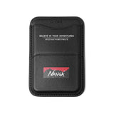 ナンガ スマホ カードケース 貼り付け magsafe 薄型 マグネット NANGA ブランド かっこいい キャッシュレス シンプル 背面 カード スマホカードケース iFace NANGA×iFace ロゴ カードウォレット N2600-3Z049Z