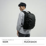 ノアール リュック メンズ レディース 大容量 おしゃれ 通学 通勤 NoiR バックパック 大きめ PC収納 ノートPC レインカバー 出張 ビジネス スーツケース連結 カジュアル B4 15inch Gemini backpack N23001