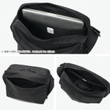 ノアール ショルダーバッグ メンズ レディース 大容量 大きめ A4 NoiR 斜めがけ かっこいい 大人 軽量 黒 ブラック ショルダー バッグ 斜めがけバッグ PC ノートPC コーデュラ レインカバー Luminous Shoulder N23002