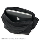 ノアール ショルダーバッグ メンズ レディース 大容量 大きめ A4 NoiR 斜めがけ かっこいい 大人 軽量 黒 ブラック ショルダー バッグ 斜めがけバッグ PC ノートPC コーデュラ レインカバー Luminous Shoulder N23002