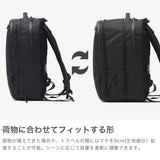 ノアール リュック メンズ レディース 大容量 通学 NoiR おしゃれ トラベル 旅行 撥水 マチ拡張 PC 2層 軽量 ブランド レインカバー付き バックパック A4 21L 34L 15inch Transistor backpack N24001