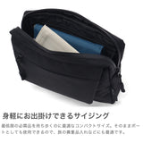 ノアール ショルダーバッグ メンズ レディース NoiR 小さめ 小さい コンパクト 斜め掛け ショルダー バッグ かっこいい ブランド 大人 ポーチ 軽量 軽い 撥水 カラビナ シンプル 黒 Switch shoulder N24002