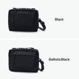 ノアール ショルダーバッグ メンズ レディース NoiR 小さめ 小さい コンパクト 斜め掛け ショルダー バッグ かっこいい ブランド 大人 ポーチ 軽量 軽い 撥水 カラビナ シンプル 黒 Switch shoulder N24002