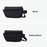 ノアール ショルダーバッグ メンズ レディース NoiR 小さめ 斜めがけ 軽量 大人 ブランド マグネット フラップ ショルダー 撥水 おしゃれ ワンショルダー ボディバッグ ハーフロールタイプ Hexa shoulder N24005