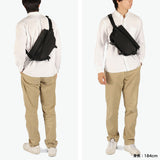 ノアール ショルダーバッグ メンズ レディース NoiR 小さめ 斜めがけ 軽量 大人 ブランド マグネット フラップ ショルダー 撥水 おしゃれ ワンショルダー ボディバッグ ハーフロールタイプ Hexa shoulder N24005