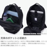 ノアール リュック メンズ レディース 通勤 通学 NoiR 小さめ コンパクト 丈夫 カジュアル ビジネス 旅行 軽量 軽い A4 撥水 耐水 PC収納 13.3インチ レインカバー シンプル 14L Gemini middle backpack N25007