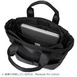 ノアール トートバッグ メンズ レディース ファスナー付き 撥水 NoiR カジュアル ブランド ショルダー 縦型 ナイロン ビジネス 通勤 14インチ PC収納 旅行 ポーチ付き 斜め掛け A4 13L 2WAY Nested tote N26005