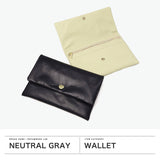 ニュートラルグレイ 財布 レディース Neutral Gray 長財布 本革 薄い かわいい 薄型 革 馬革 レザー かぶせ ロングウォレット 小銭入れあり カード カード入れ 多い おしゃれ 日本製 ハスキー 1015-666