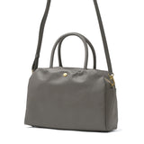 ニュートラルグレイ トートバッグ レディース ファスナー付き Neutral Gray バッグ 軽量 軽い 小さめ 無地 かわいい 旅行 2WAY A5 日本製 ショルダーバッグ 斜め掛け 手さげ ハンドバッグ 革 ハスキー 6026-745