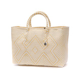 OJO DE MEX かごバッグ ビニール トート オホ デ メックス トートバッグ レディース A4 大きめ バッグ 手編み 軽量 軽い ブランド カゴバッグ 春 夏 メルカドバッグ おしゃれ かわいい ビニール製 Plastico Cago Tote Chico