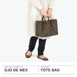 【セール10%OFF】 OJO DE MEX かごバッグ ビニール トート オホ デ メックス トートバッグ レディース A4 大きめ バッグ 手編み 軽量 軽い ブランド カゴバッグ 春 夏 メルカドバッグ おしゃれ かわいい ビニール製 Plastico Cago Tote Chico