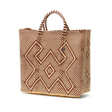 OJO DE MEX トートバッグ かごバッグ レディース 大きめ A4 オホ デ メックス 軽量 軽い ブランド かわいい ビニール ビニール製 紐 カゴバッグ 黒 夏 春 メルカドバッグ トート バッグ Plastico CAGO Tote Regular