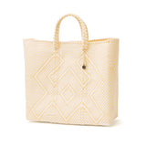 OJO DE MEX かごバッグ ビニール トート オホ デ メックス トートバッグ レディース A4 大きめ バッグ 手編み 軽量 軽い ブランド カゴバッグ 春 夏 メルカドバッグ おしゃれ かわいい ビニール製 Plastico Cago Tote Regular