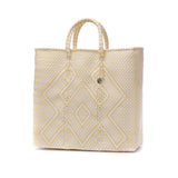 OJO DE MEX トートバッグ かごバッグ レディース 大きめ A4 オホ デ メックス 軽量 軽い ブランド かわいい ビニール ビニール製 紐 カゴバッグ 黒 夏 春 メルカドバッグ トート バッグ Plastico CAGO Tote Regular