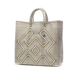 OJO DE MEX かごバッグ ビニール トート オホ デ メックス トートバッグ レディース A4 大きめ バッグ 手編み 軽量 軽い ブランド カゴバッグ 春 夏 メルカドバッグ おしゃれ かわいい ビニール製 Plastico Cago Tote Regular